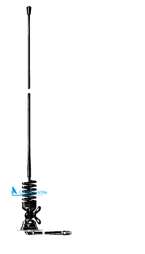 MLH 6/2-BZP4 Dualband antenne
