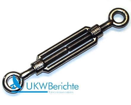 ASP 12-V2A Stainless steel turnbuckle M12