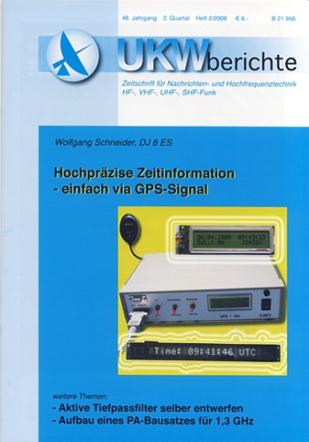 UKW-Berichte magazine 2nd issue of 2008