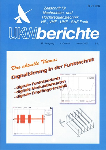 UKW-Berichte magazine 4th issue of 2007