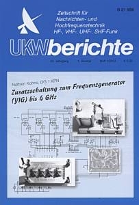 UKW-Berichte magazine 1st issue of 2003