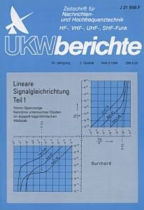 UKW-Berichte magazine 2nd issue of 1994