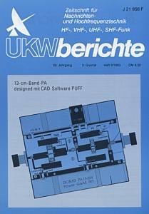 UKW-Berichte magazine 3rd issue of 1993