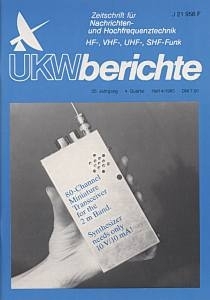 UKW-Berichte magazine 4th issue of 1985