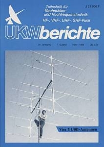 UKW-Berichte magazine 1th issue of 1986