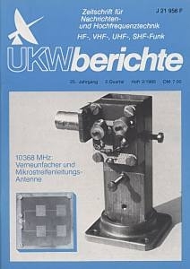 UKW-Berichte magazine 2nd issue of 1985