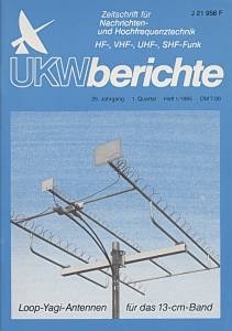 UKW-Berichte magazine 1st issue of 1985