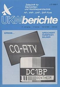 UKW-Berichte magazine 3rd issue of 1984