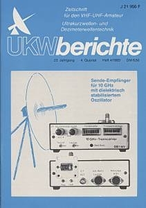 UKW-Berichte magazine 4th issue of 1983