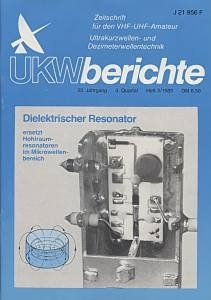 UKW-Berichte magazine 3rd issue of 1983