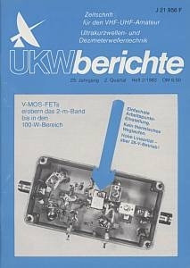 UKW-Berichte magazine 2nd issue of 1983