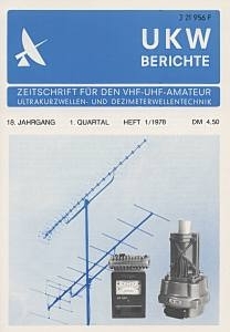 UKW-Berichte magazine 1st issue of 1978