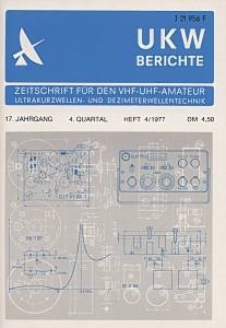 UKW-Berichte magazine 4th issue of 1977