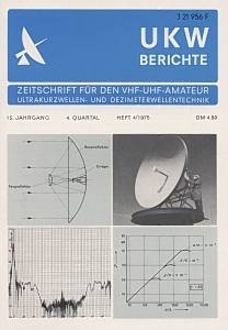 UKW-Berichte magazine 4th issue of 1975