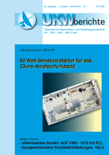 UKW-Berichte magazine 2nd issue of 2010