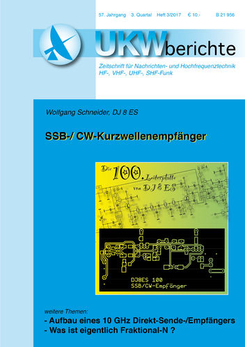 UKW-Berichte magazine 3rd issue of 2017