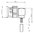 BNC Angle Plug for RG-316, solder/crimp