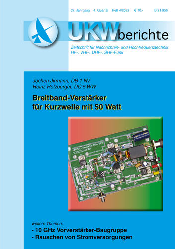 UKW-Berichte magazine 4th issue of 2022