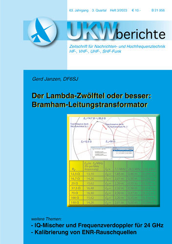 UKW-Berichte magazine 3rd issue of 2023
